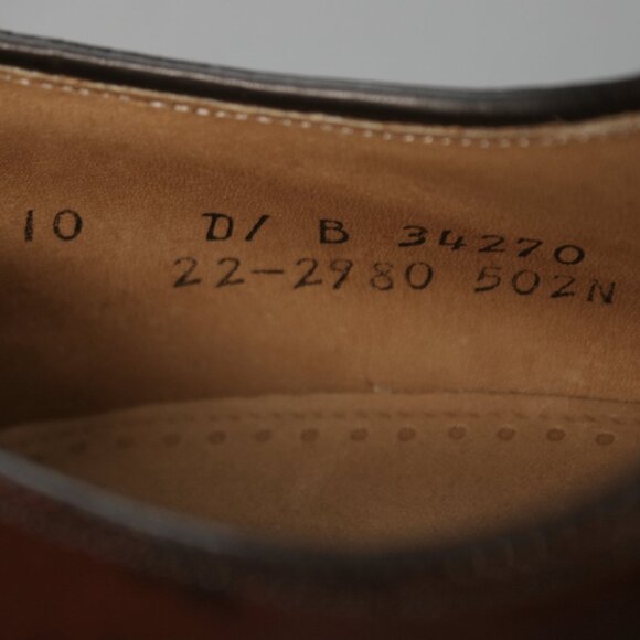 Johnston & Murphy Men\'s 10 Optima/Melton Black Cap-toe Oxford Dress Shoes - USA main image 12